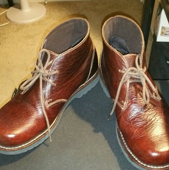 Duluth Trading Co. Bison Leather Ankle Boots - Picture 2 of 7
